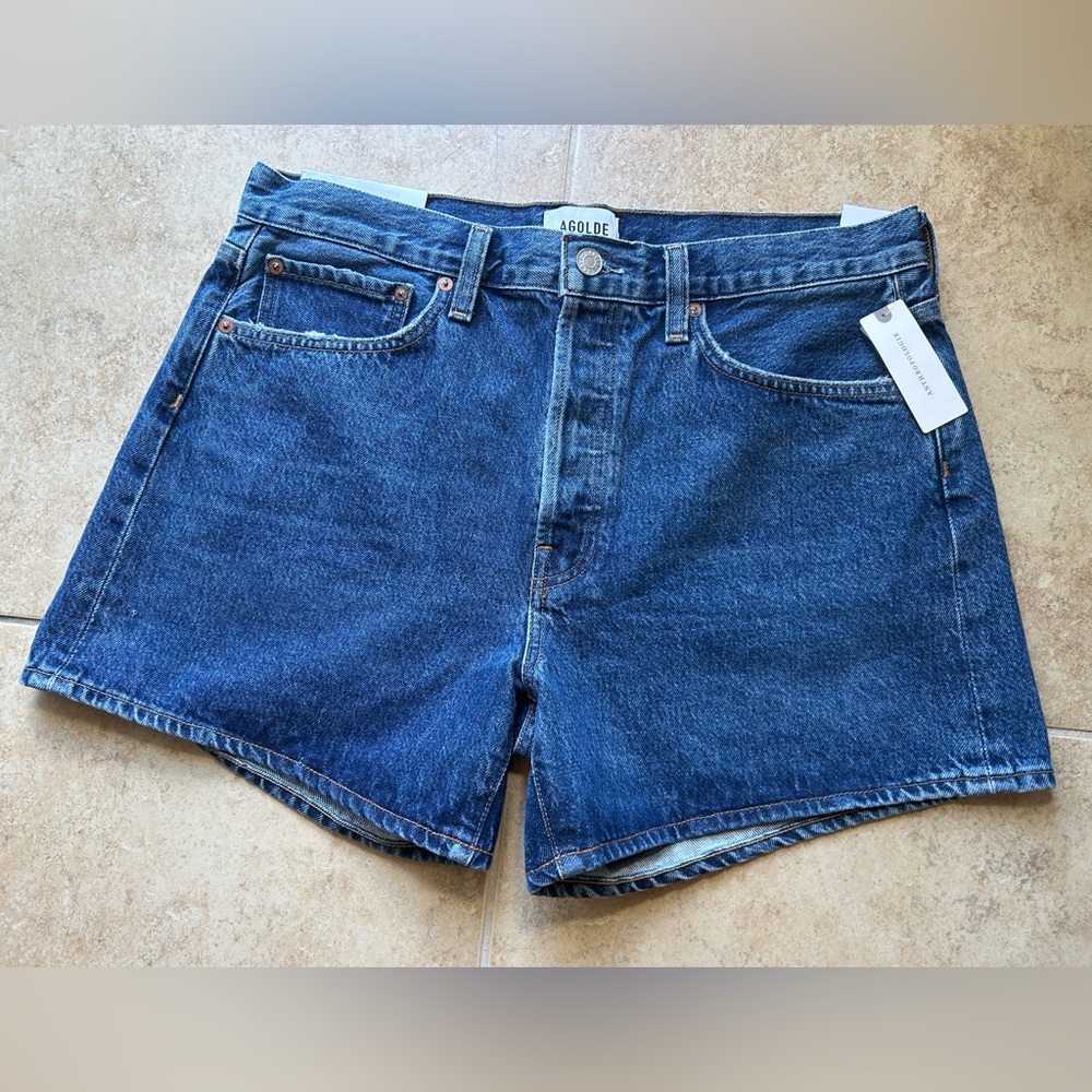 NWT🌷Agolde Parker Long Shorts - Picture 4 of 10